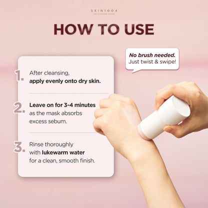 SKIN1004 [Hudson's Pick Poremizing Clay Stick Mask, Pore Care, 0.95 oz SKIN1004