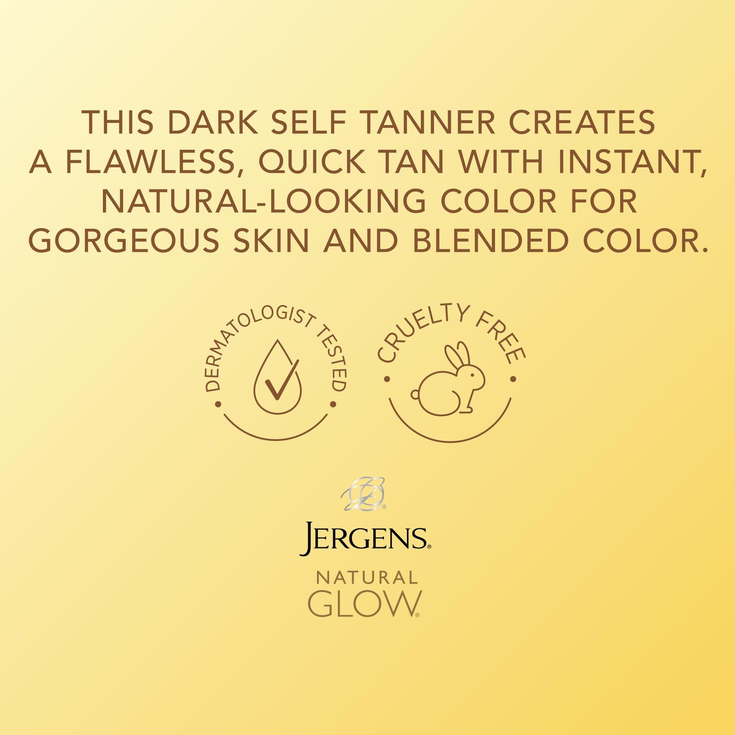 Jergens Natural Glow Instant Sun Body Mousse, Self Tanner for Light Bronze Tan, Sunless Tanning Body Bronzer Jergens