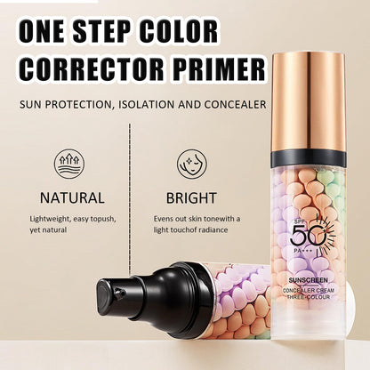 3 In 1 Primer for Face Before Makeup, SPF 50+, Sunscreen Isolation Cream Sulily