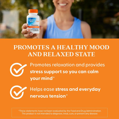 Doctor's Best L-Theanine Contains Suntheanine, Helps Reduce Stress & Sleep, Non-GMO, Gluten Free, Vegan, 150 mg (DRB-00197), 90 Count Doctor's BEST