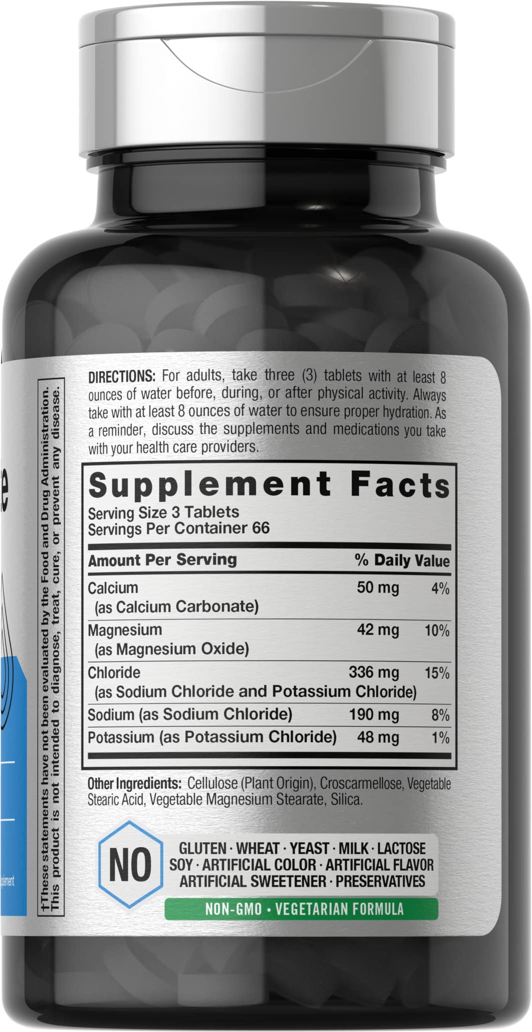 Horbäach Electrolyte Tablets | 200 Count | Helps Hydrate, Balance, & Sustain | with Calcium, Magnesium, Chloride, Sodium and Potassium | Vegetarian, Non-GMO & Gluten Free Horbäach buy australia supplements