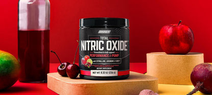 ONNIT Total Nitric Oxide Exercise Performance Powder, IGEN Non-GMO Tested Dietary Supplement for Muscle Performance and Recovery, NO3-T Arginine Nitrate, Harvest Fruit Punch Flavor, 20 Servings