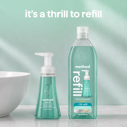 method Foaming Hand Wash Refill, Waterfall, 28 fl oz Method