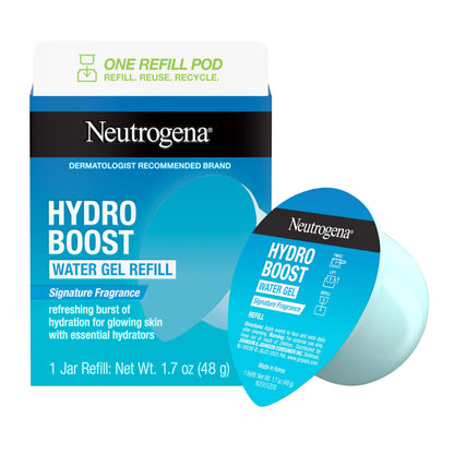 Neutrogena Hydro Boost Water Gel Face Moisturizer Refill Pod, 1.7 oz Neutrogena