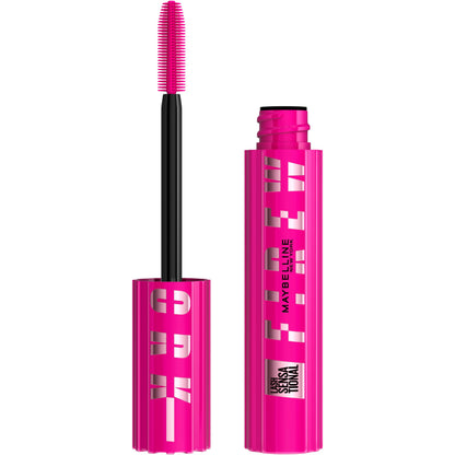 Maybelline Lash Sensational Firework Washable Mascara, Lengthening & Volumizing Mascara for up to 24HR wear, Blackest Black, 1 Count MAYBELLINE