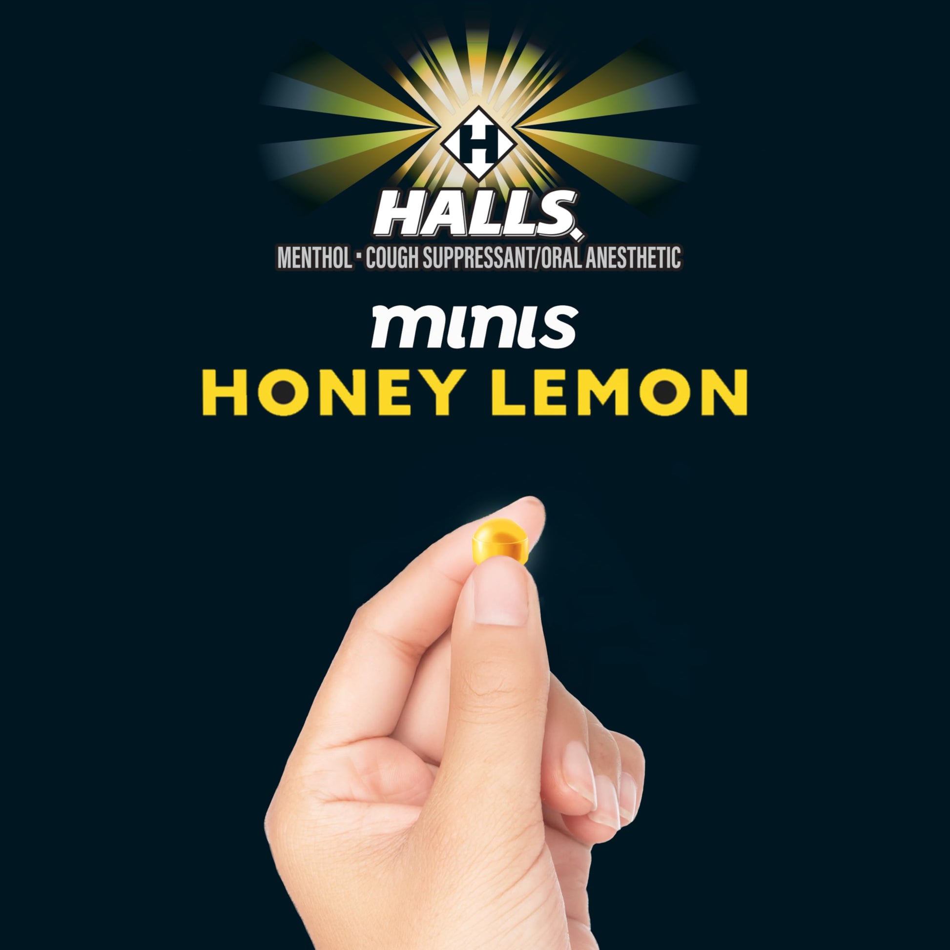 Halls Minis Honey Lemon Flavor Sugar Free Cough Drops, 48 Drops HALLS buy australia supplements