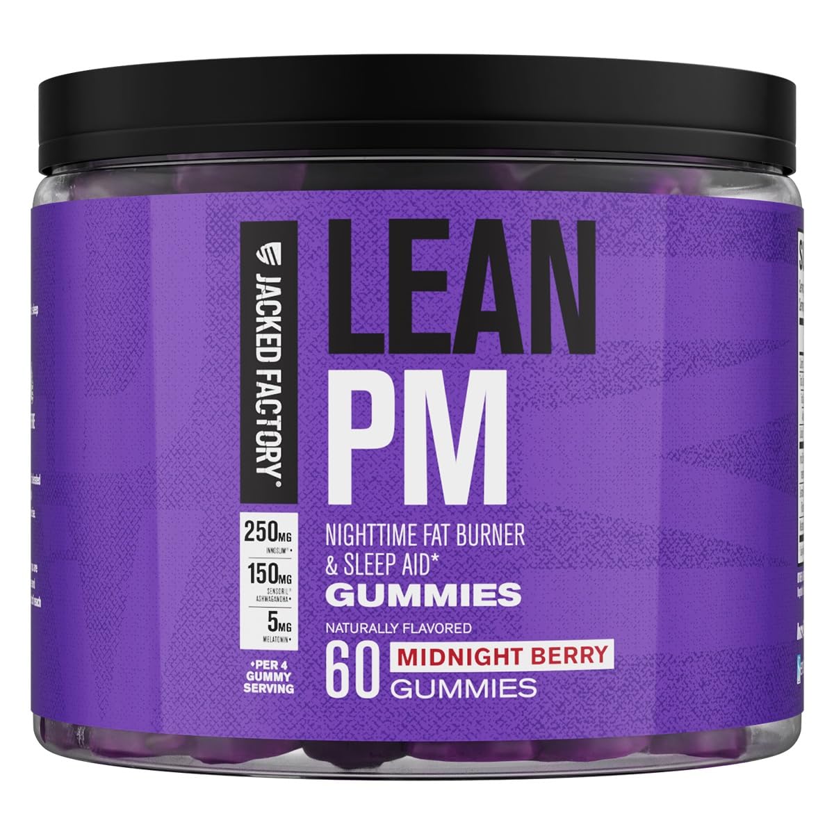Jacked Factory Lean PM Weight Loss Gummies - Night Time Fat Burner & Appetite Suppressant Sleep Supplement with Melatonin & Ashwagandha Jacked Factory buy australia supplements