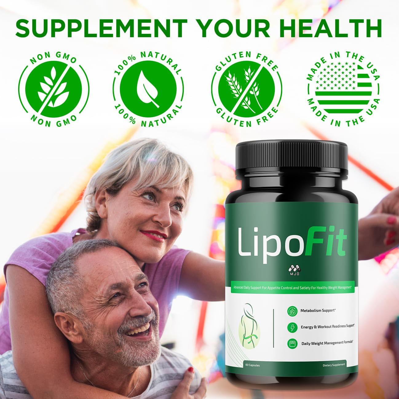 Lipo Fit Capsules, Official Lipo Fit Pills with All Natural Ingredients, Advanced Overall Health and Wellness Vitamin Supplement Formula for Maximum Strength Multivitamin Support (60 Capsules) MJO buy australia supplements