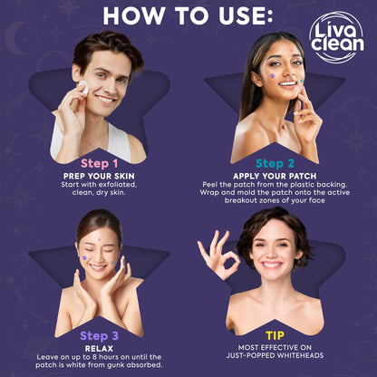 Livaclean 240CT Star Pimple Patches for Face w/ Hydrocolloid, Tea Tree oil & Salicylic Acid - Zit Stickers, Hydrocolloid Acne Patches for Face - Cute Pimple Patch, Acne Stickers LivaClean