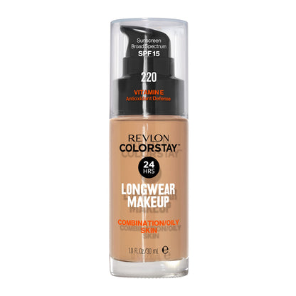 Revlon Colorstay Longwear Makeup Combo/Oily, 220 Natural Beige, 1 fl oz REVLON