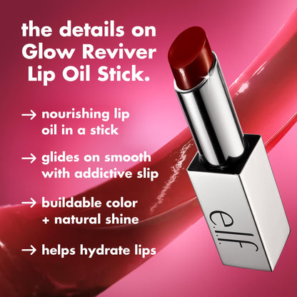 e.l.f. Glow Reviver Lip Oil Stick, Jam Packed e.l.f.