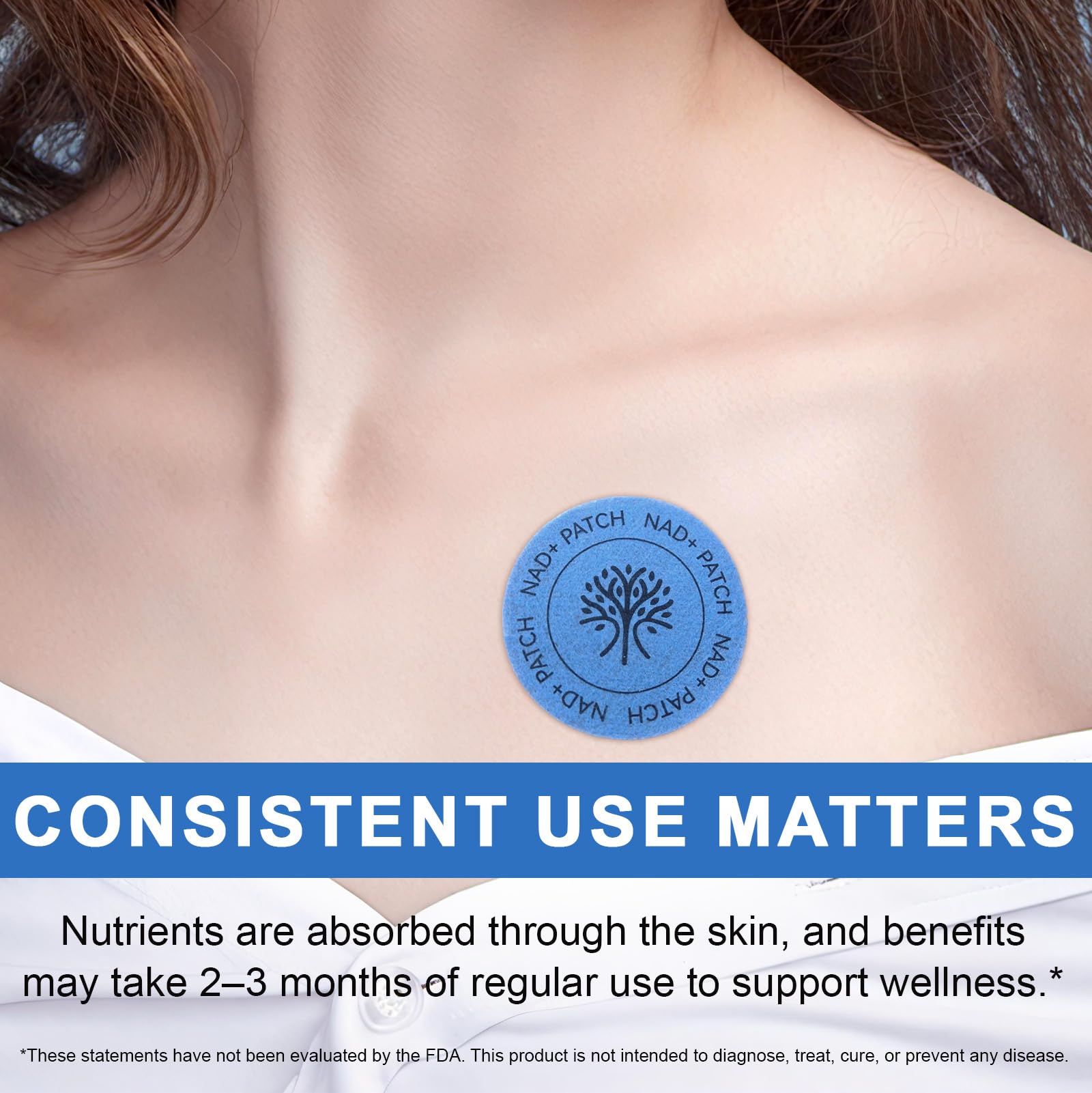 NAD Patches for Women & Men,One-Stop Solution for Skin and Wellness Support | NMNH, Resveratrol, Hyaluronic Acid, Vitamin C, & Coq10 l Premium 8-Hour Time-Release Patch for Enhanced Absorption MAYPJHEH buy australia supplements