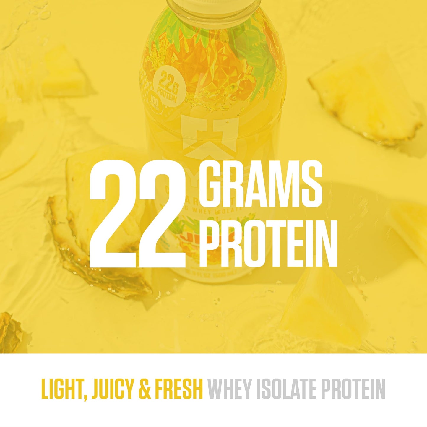RYSE Clear Protein Drink - Variety Pack - 100 Calories, 22g Whey Isolate Protein Shake, Sugar-Free, 0g Fat & Lactose-Free - Refreshing Ready-to-Drink Beverage - 16.9 fl oz Bottles (12-Pack)