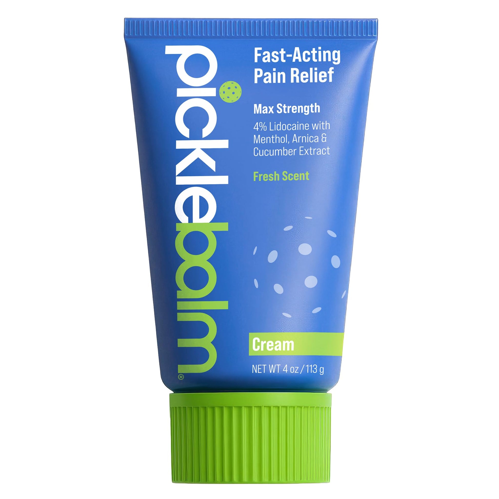 PickleBalm Pickleball Post-Game Muscle Pain Relief Cream with 4% Lidocaine, Arnica, Menthol, Cucumber Seed Extract for Shoulders, Knees, Wrists, and More, 4oz Cream PickleBalm buy australia supplements