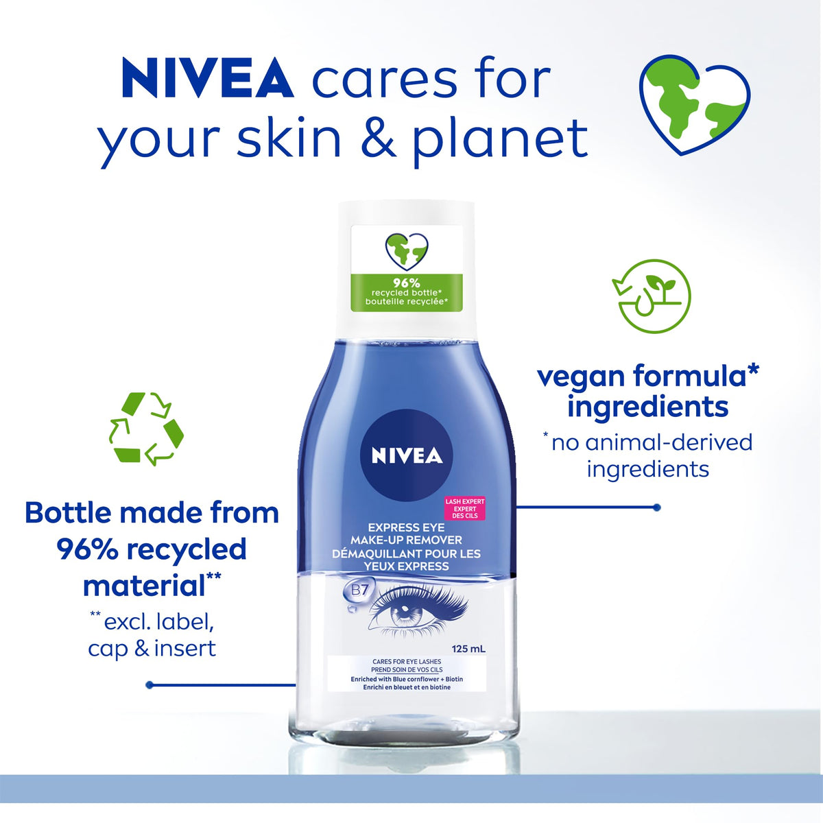 NIVEA Double Effect Eye Make-Up Remover [Personal Care] NIVEA