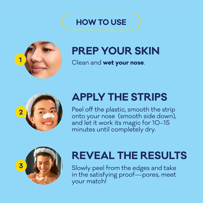 Biore Witch Hazel Ultra Strength Blackhead Remover Pore Strips, 18 ct Bioré