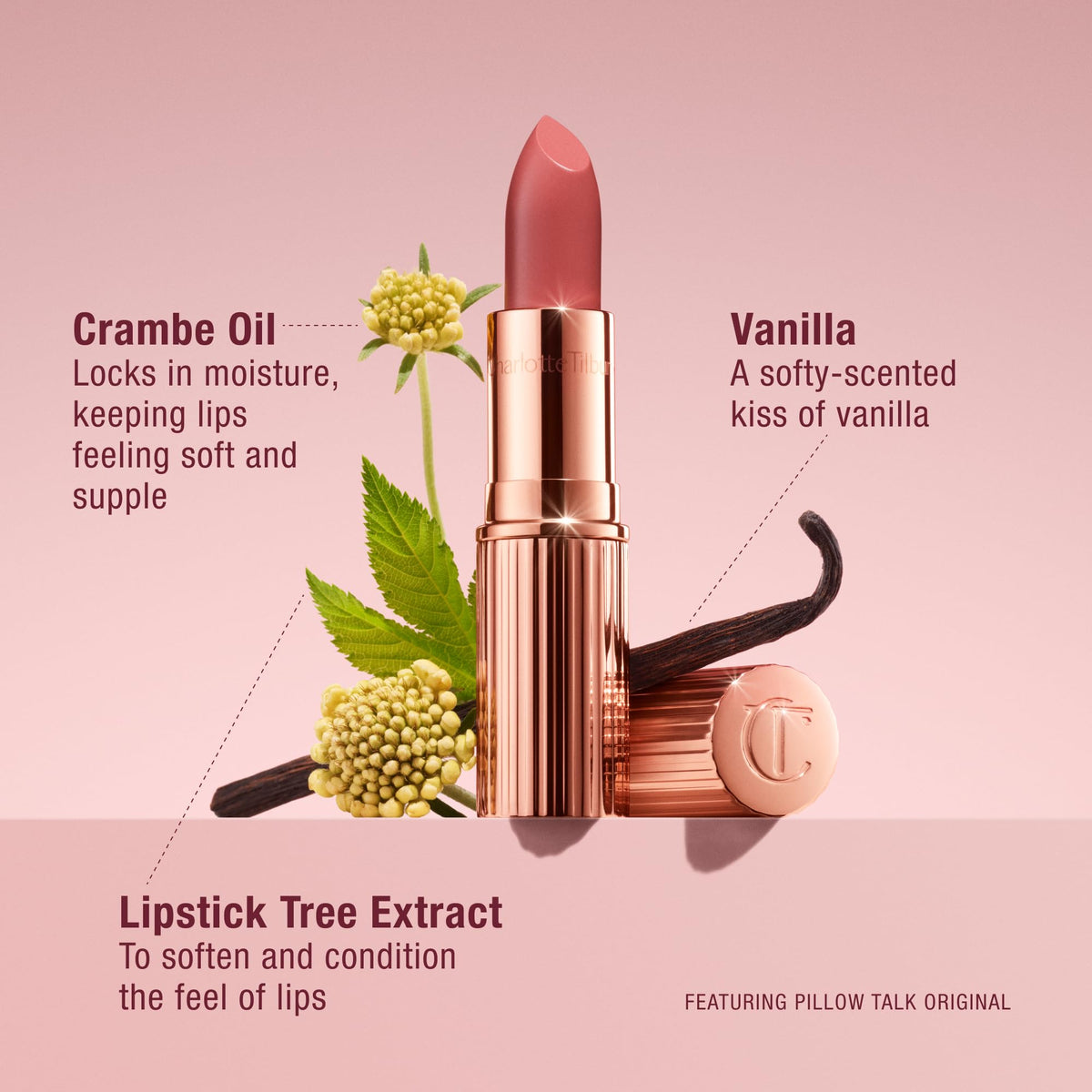 Charlotte Tilbury K.I.S.S.I.N.G Lipstick - Moisturizing & Hydrating Charlotte Tilbury