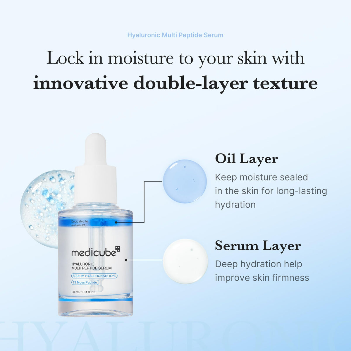 medicube Hyaluronic Multi Peptide PDRN Serum - Lightweight Hydrating Serum medicube