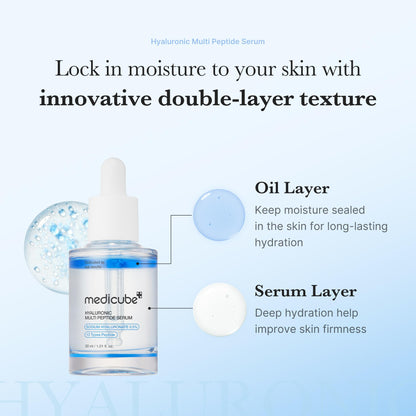 medicube Hyaluronic Multi Peptide PDRN Serum - Lightweight Hydrating Serum medicube