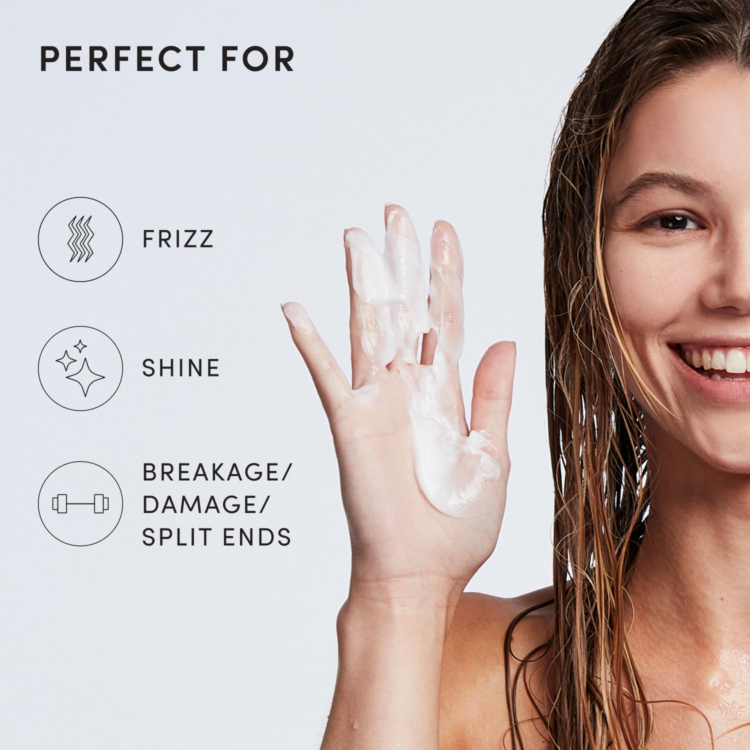 OUAI Medium Conditioner Refill - Hydrating Hair Conditioner with Coconut Oil, Babassu Oil, and Keratin - Strengthens, Repairs and Adds Shine - Paraben and Phthalate Free Hair Care Products (32 Oz) OUAI buy australia supplements