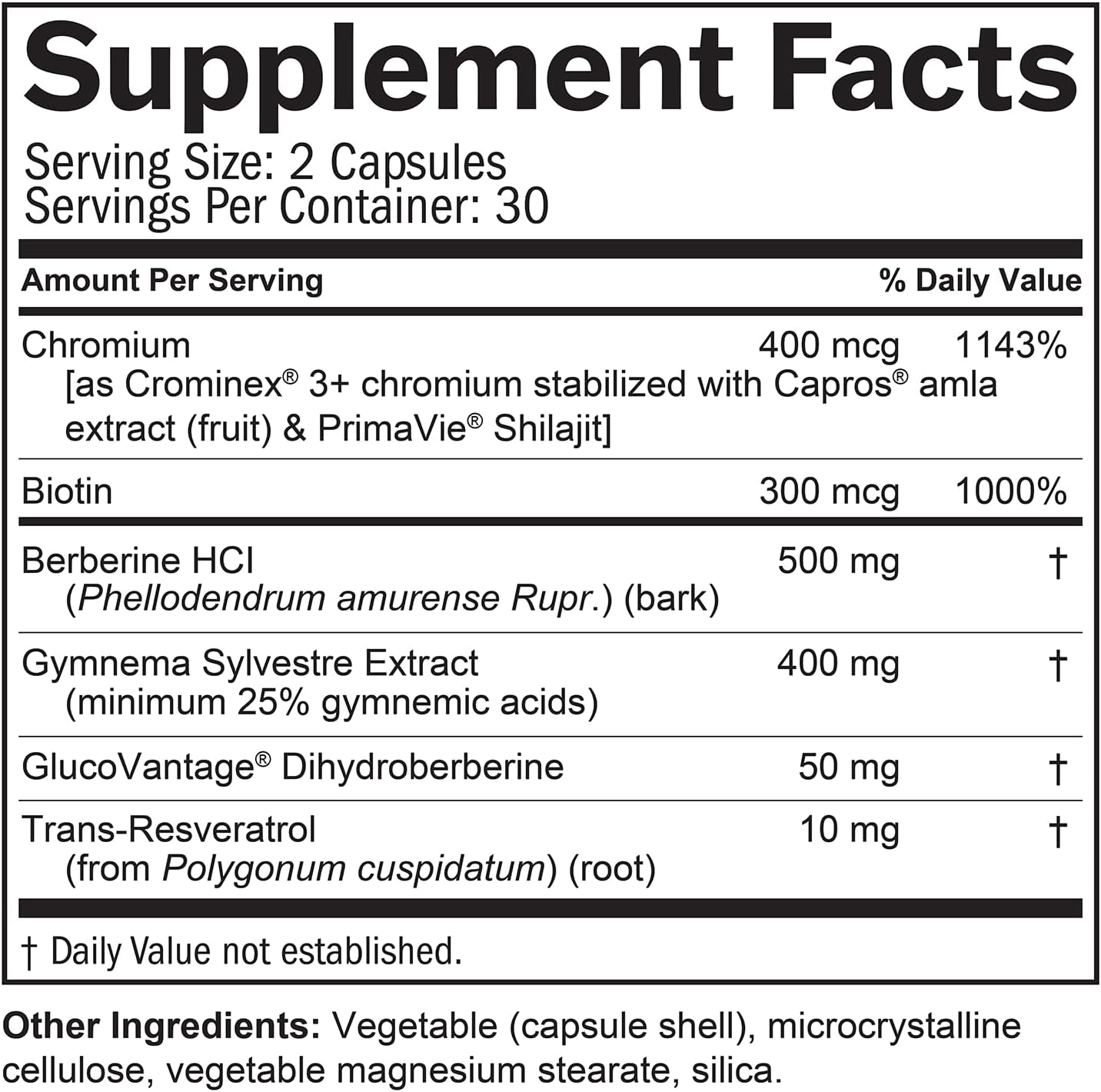 BRAINMD Balance My Blood Sugar Metabolic Wellness Supplement | Chromium, Cinnamon Extract, Alpha-Lipoic Acid, Berberine, 30 Servings
