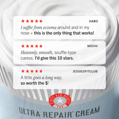 First Aid Beauty - Ultra Repair Cream, Intense Hydration Whipped Colloidal Oatmeal, Clinically Proven to Strengthen Skin Barrier in 7 Days First Aid Beauty