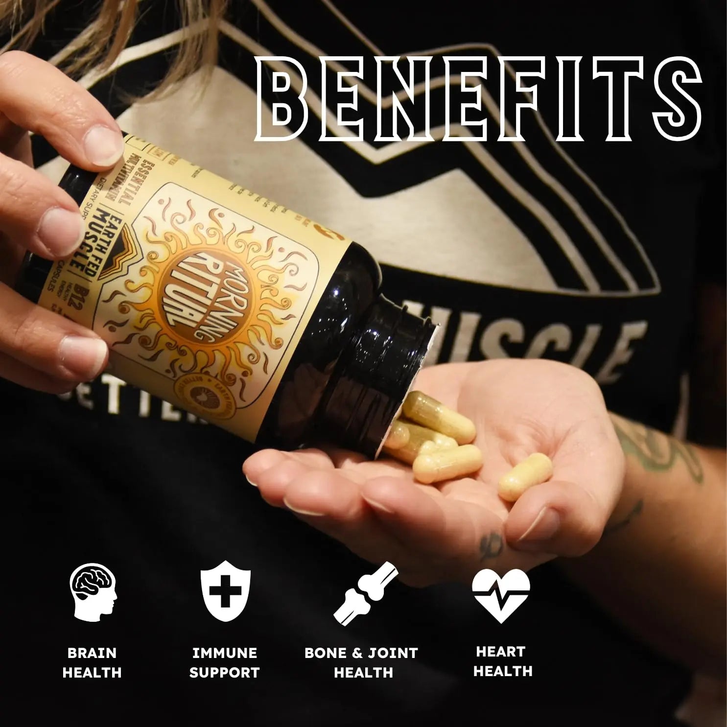 Earth Fed Muscle Morning Ritual Multivitamin for Women Supports General Health & Wellness - Multivitamin with Iron for Immune & Heart Support Earth Fed Muscle buy australia supplements