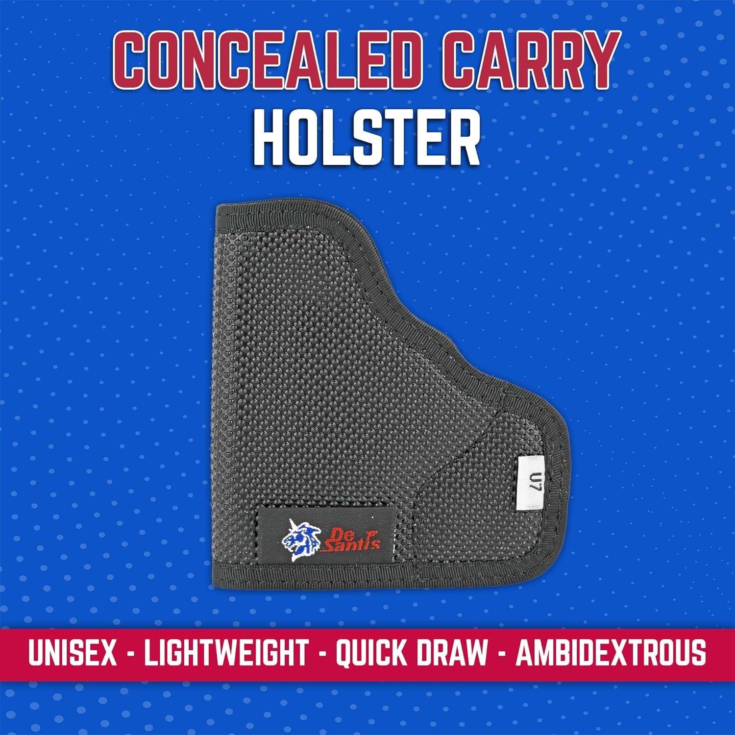 DeSantis Nemesis - Gun Pocket Holsters for Concealed Carry, Concealed Pocket Holster for Pistols, Revolvers, Soft, Designed for Comfort & Discreet Carry, Ambidextrous Gsupps Australia