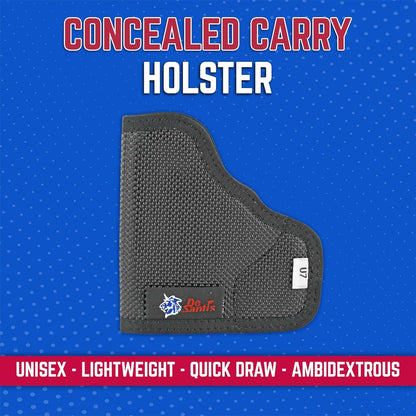 DeSantis Nemesis - Gun Pocket Holsters for Concealed Carry, Concealed Pocket Holster for Pistols, Revolvers, Soft, Designed for Comfort & Discreet Carry, Ambidextrous Gsupps Australia