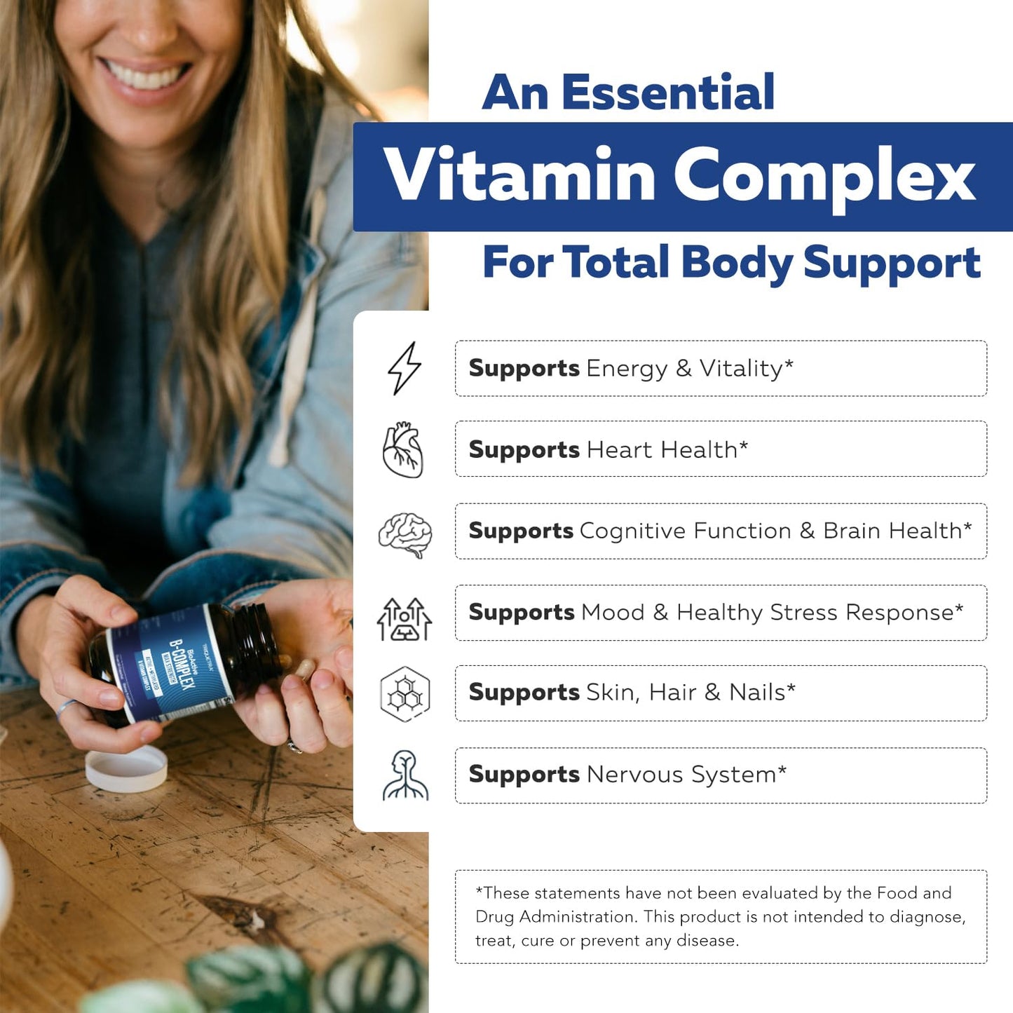 BioActive Vitamin B Complex - Blood Stream Ready, Methylated B Complex - Featuring Methylfolate, 3 BioActive Forms of B12, BenfoPure® B1 & Pantesin Triquetra Health