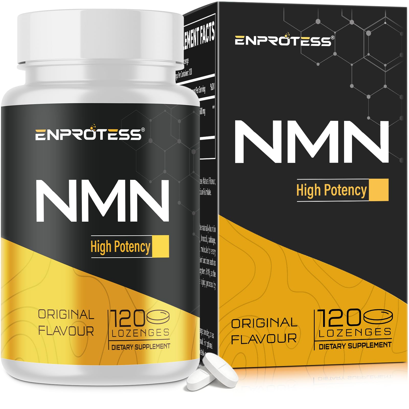 Sublingual NMN 500mg, Max Absorbency & Fast-Acting NMN Supplement（120-Day Supply）, 99% Pure NMN (Nicotinamide Mononucleotide) for NAD, Cell, Immune, Energy, Muscle, Anti-Aging, Longevity, 120 Lozenges Enprotess buy australia supplements