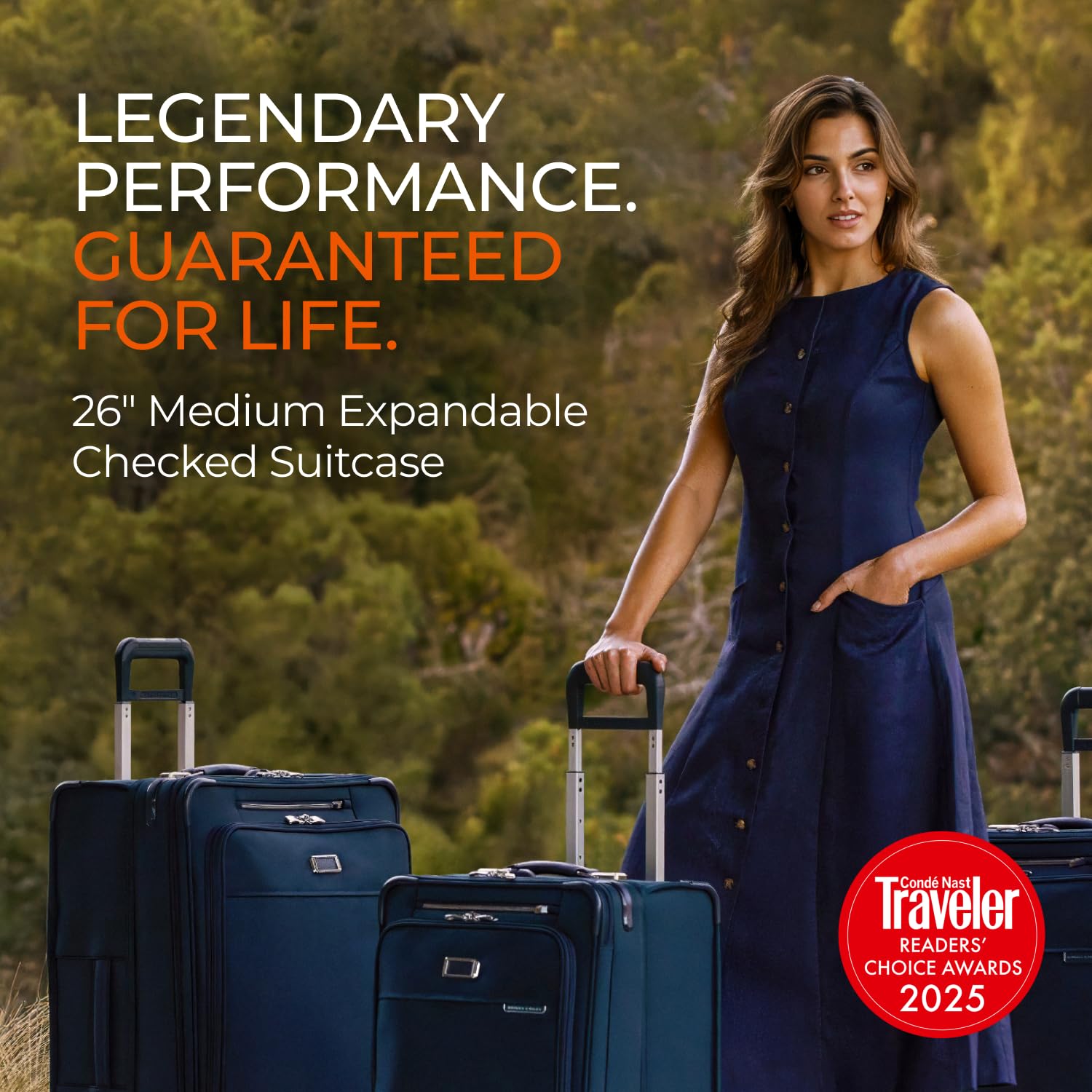 Briggs & Riley Essential 22" Carry On Expandable Spinner - Luggage for Travel, Suitcases with Wheels, Softside Rolling Bag for Men & Women, Self-Repairing Zipper - Baseline Collection, Black Gsupps Australia