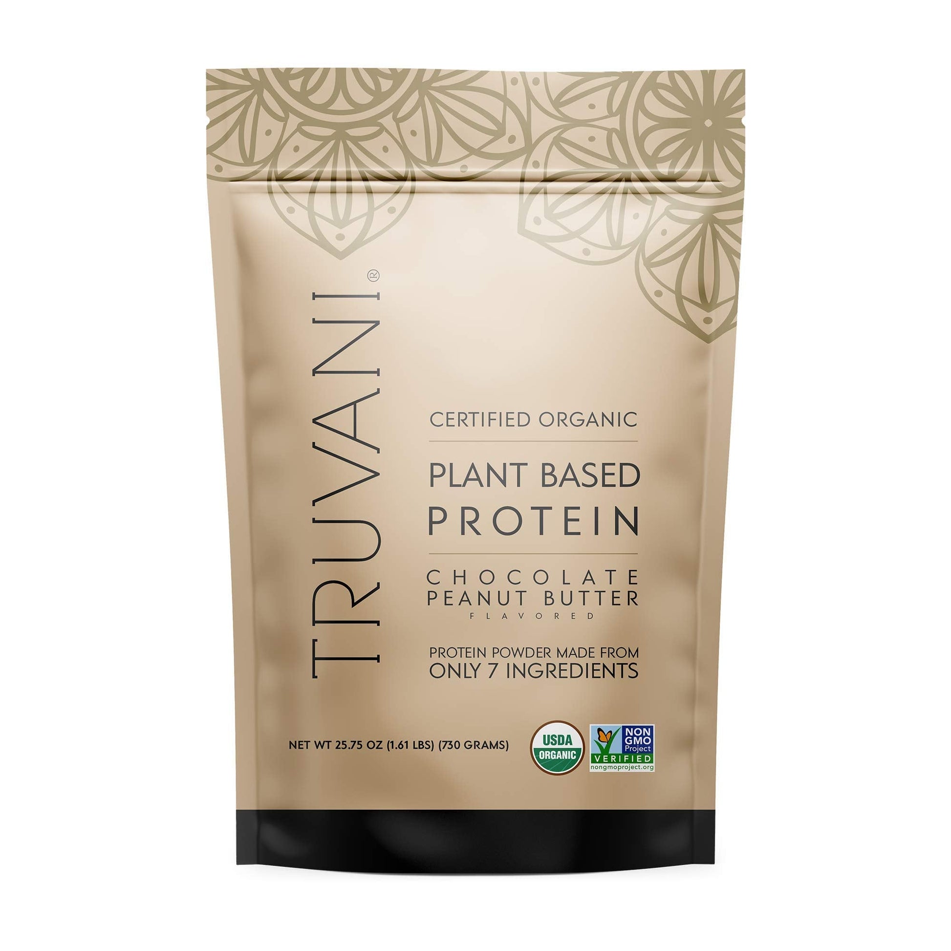 Truvani Vegan Chocolate Peanut Butter Protein Powder - 20g Plant-Based Protein, Gluten Truvani buy australia supplements