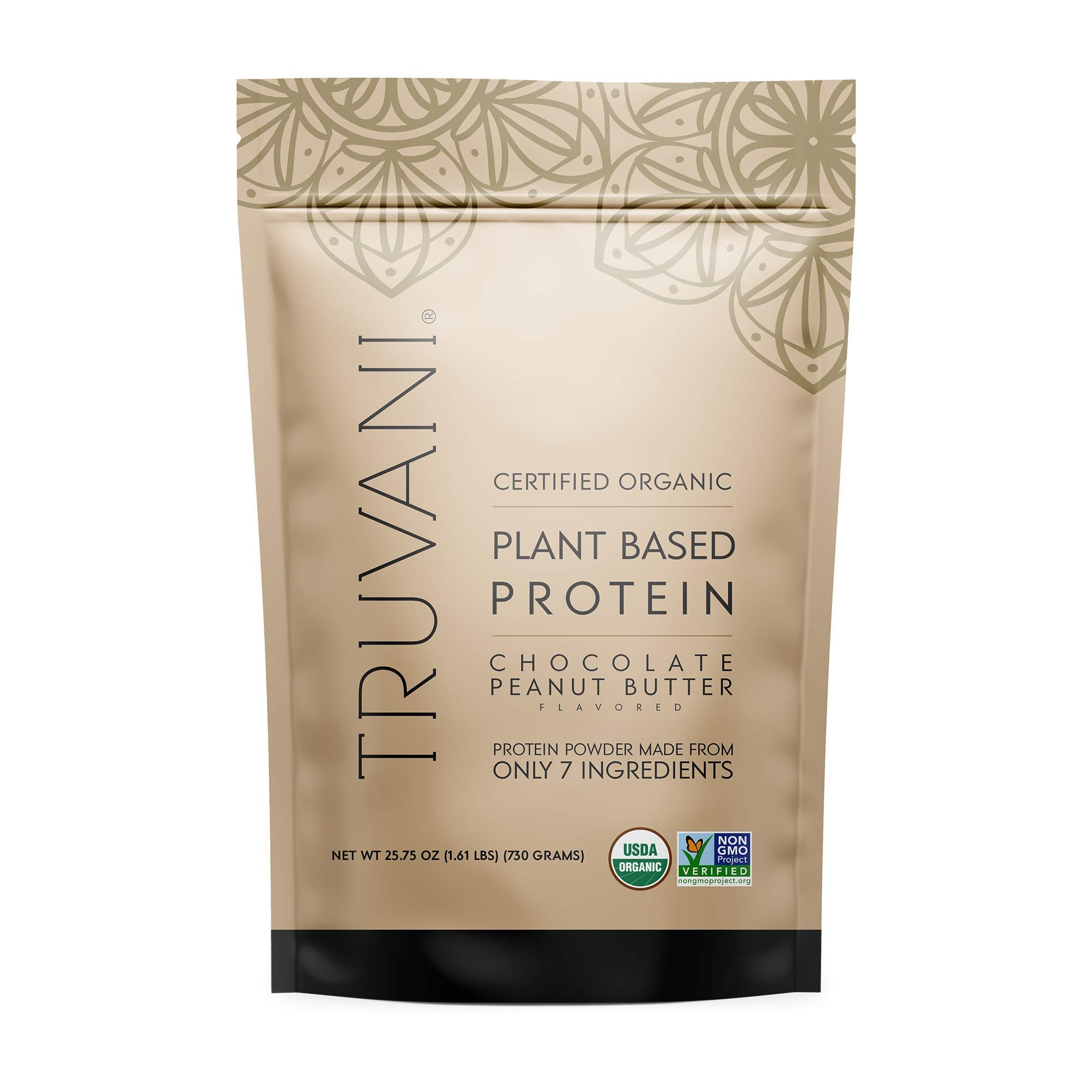 Truvani Vegan Chocolate Peanut Butter Protein Powder - 20g Plant-Based Protein, Gluten Truvani buy australia supplements