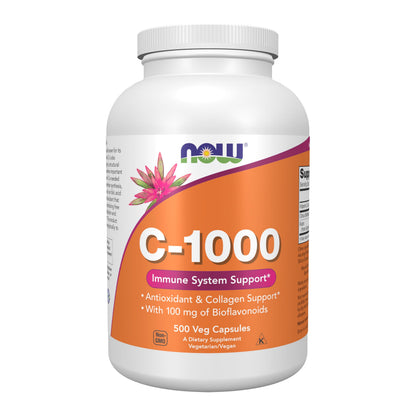NOW Foods Supplements, Vitamin C-1,000 with 100 mg of Bioflavonoids, Antioxidant protection*, 100 Veg Capsules Gsupps Australia