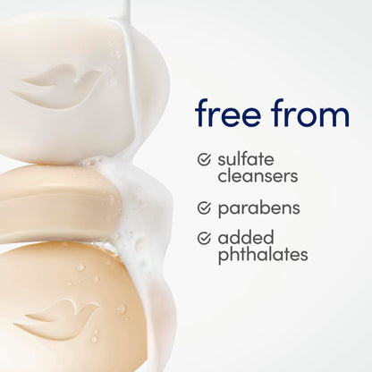 Dove Shea Butter Beauty Bar Soap 8 Count, Cleanser, 3.75 oz I beauty bar Dove
