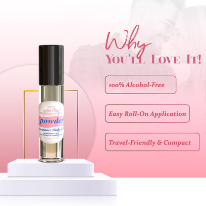 MOBETTER FRAGRANCE OILS Powder Fresh Scent Perfume Fragrance Body Oil Unisex MOBETTER FRAGRANCE OILS