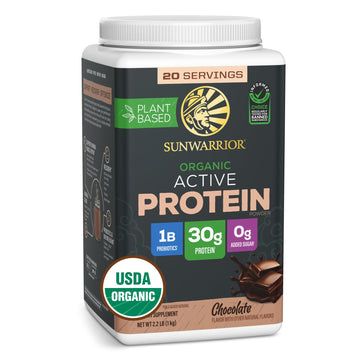 Sunwarrior Organic Plant Based Protein Powder | Vegan Organic Protein Powder with BCAA Amino Acids Plus Recovery Minerals & Botanicals | Non-GMO Soy Dairy & Gluten Free Sunwarrior buy australia supplements