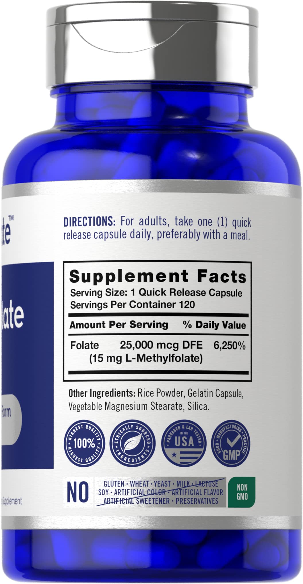 Carlyle L Methylfolate 15mg | 120 Capsules | Value Size | Max Potency | Optimized Carlyle buy australia supplements