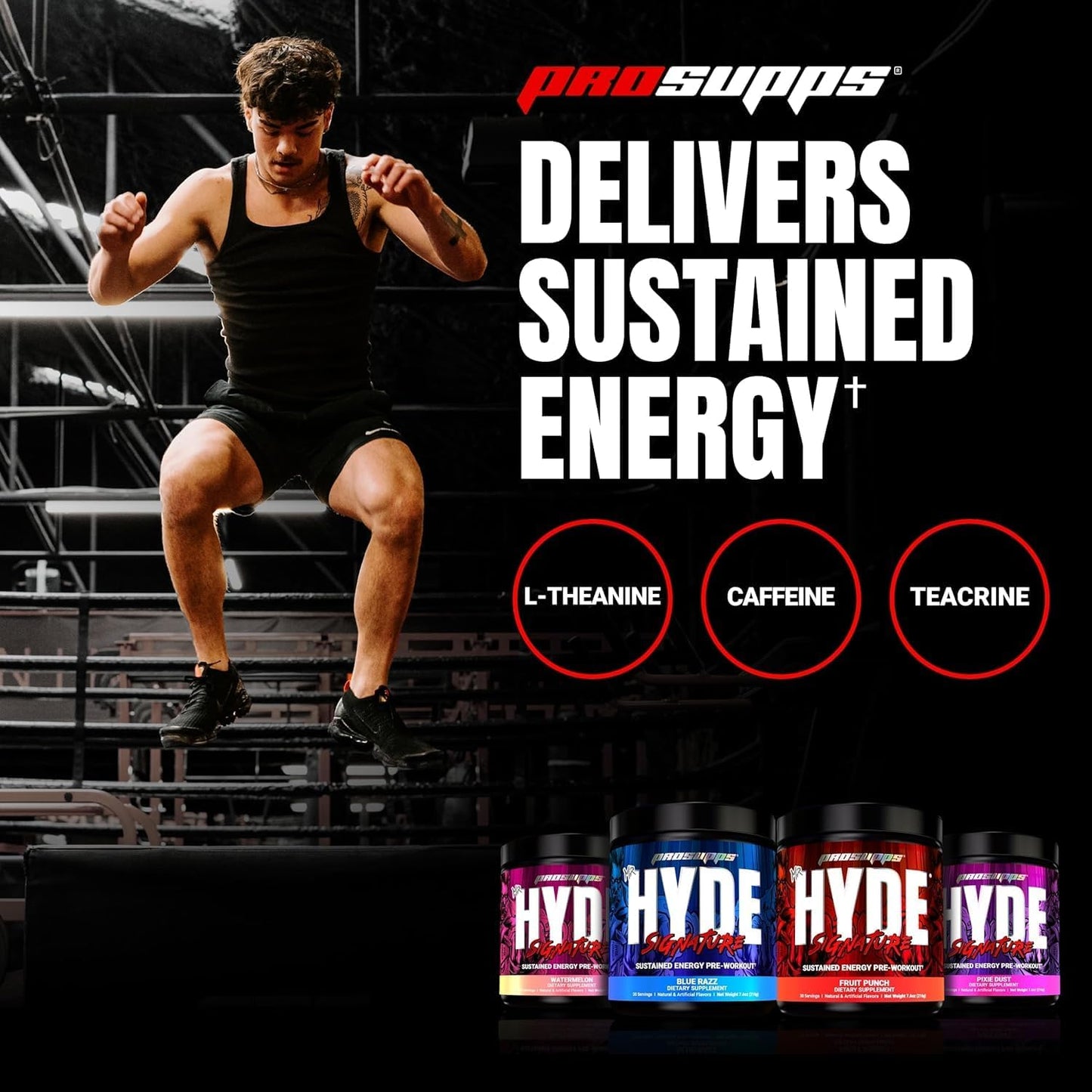 ProSupps L-Carnitine 3000 Stimulant Free Liquid Shots (31 Servings, Berry) and Mr. Hyde Signature Series Pre-Workout Energy Powdered Drink (30 Servings, Watermelon) Bundle