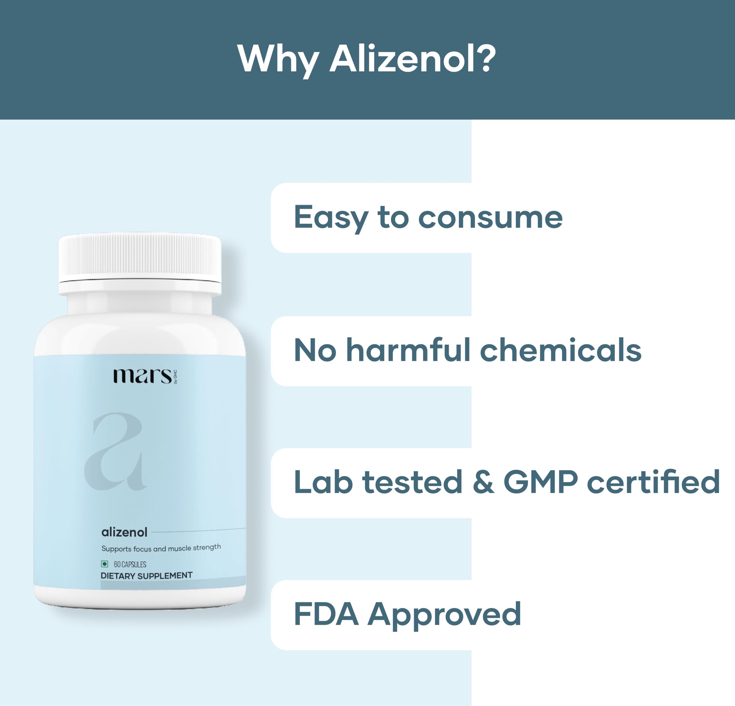 Mars Alizenol Capsules - 60 Capsules | (Pack of 3) mars by GHC buy australia supplements
