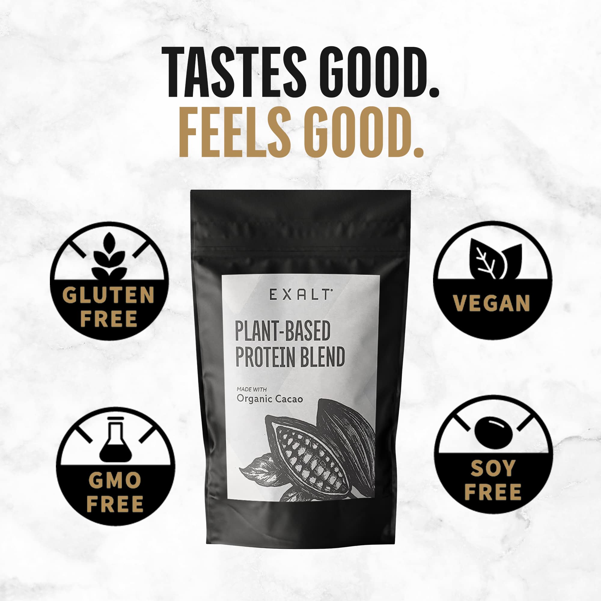 EXALT Vegan Protein Powder - 100% Plant-Based – Gluten Free - Keto Friendly EXALT buy australia supplements