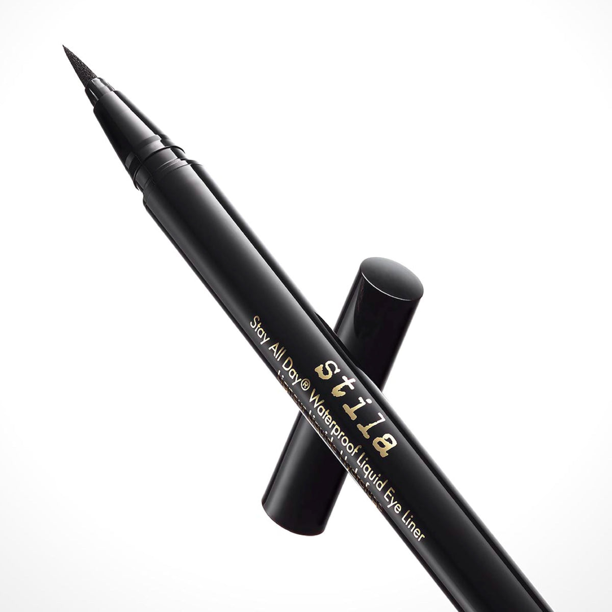stila Waterproof Liquid Eye Liner, Stay All Day Makeup with Fine Brush Tip | Lasting Satin Finish, Smudge-Proof & Transfer-Resistant stila