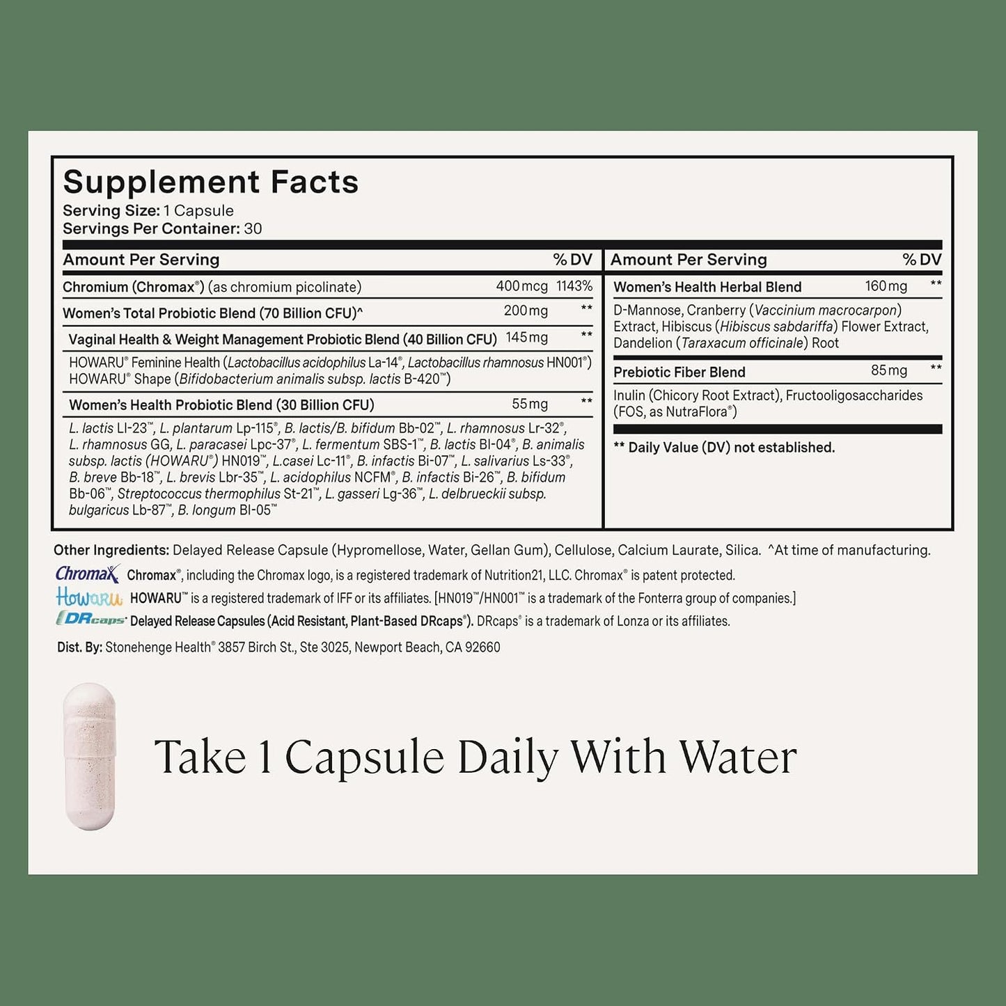 Stonehenge Health Dynamic Biotics+ for Women + Dynamic Biotics Probiotics Bundle Supplements to Support Digestive & Feminine Health