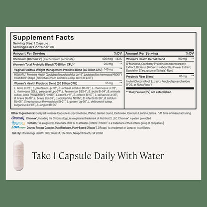 Stonehenge Health Dynamic Biotics+ for Women + Dynamic Biotics Probiotics Bundle Supplements to Support Digestive & Feminine Health