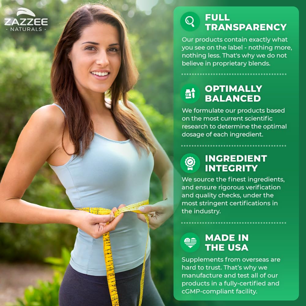 Zazzee Extra Strength Green Tea 20:1 Extract, 50% EGCG, 98% Polyphenols, 80% Catechins, 150 Vegan Capsules, 5 Month Supply, Certified Kosher Zazzee