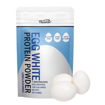 Talcufon Egg White Protein Powder 8 Oz Pasteurized No Additives, High Protein, Gluten-Free Ideal for Baking and Cooking, Unflavored 227G Talcufon buy australia supplements