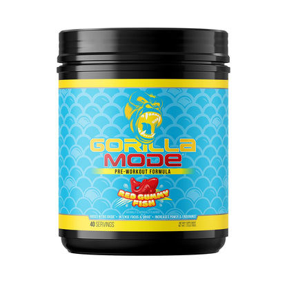 Gorilla Mode Pre Workout - Massive Pumps · Laser Focus · Energy · Power - L-Citrulline, Creatine, L-Tyrosine, Betaine, Hydroprime®, Alpha-GPC, 400mg Caffeine, Huperzine A - 792g (Rocket Frost)