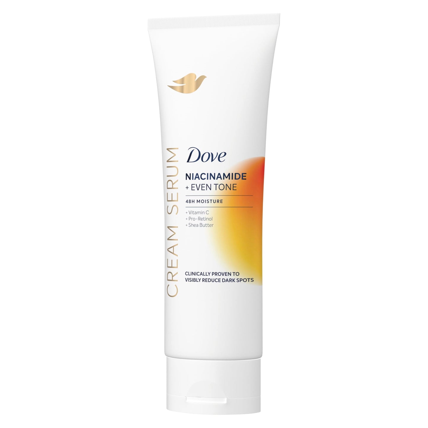 Dove Body Cream Serum Niacinamide + Even Tone for Dark Spots and Uneven Tone with Vitamin C, Pro-Retinol and Shea Butter Lotion, 8 oz Dove
