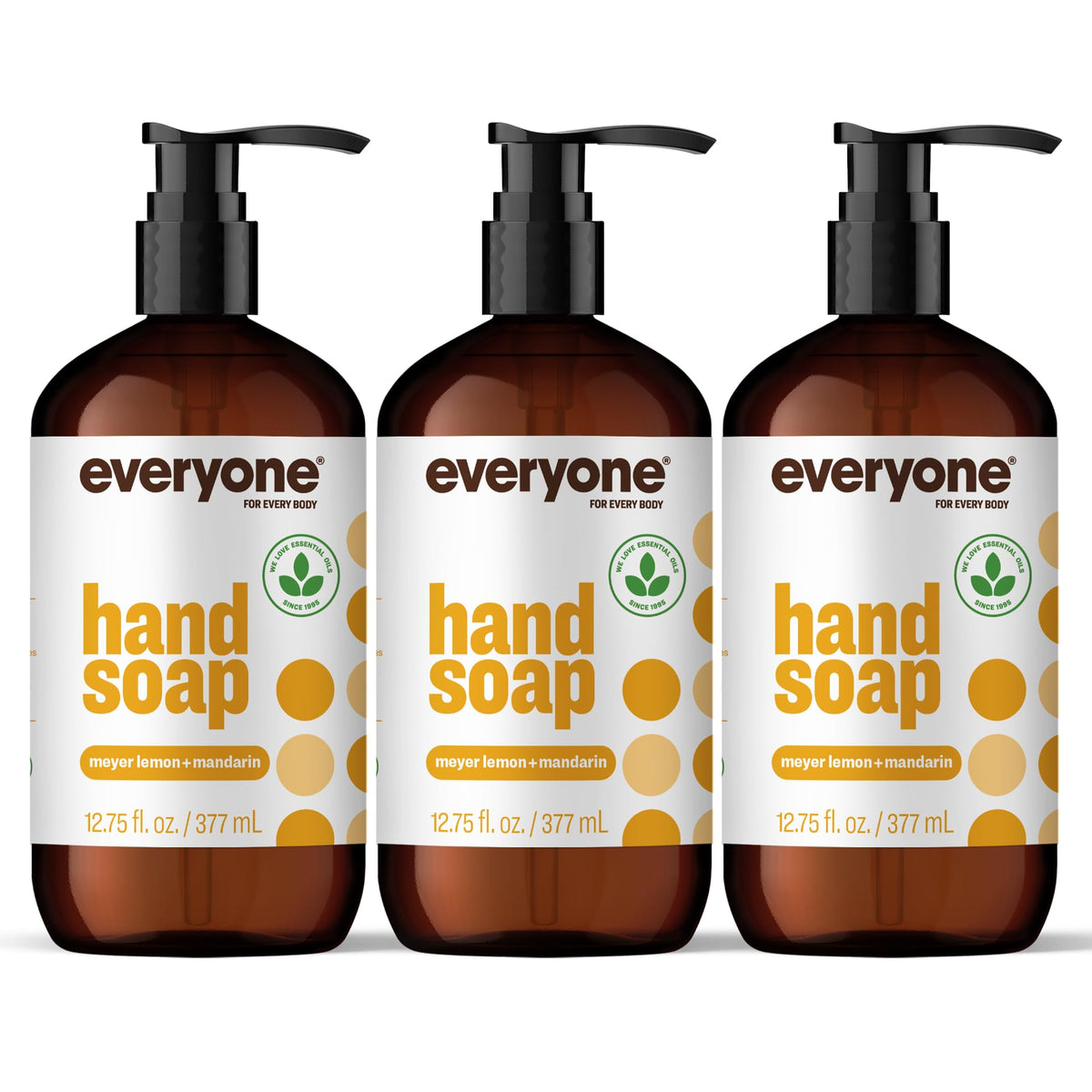 Everyone Liquid Hand Soap, Meyer Lemon & Mandarin, 12.75 oz 3-Pack everyone for every body